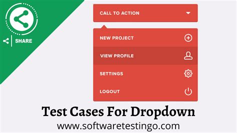 susie drop down test|dropdown test case format.